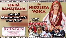 🔴 2024-09-28 | Nicoleta Voica și invitații – Seară bănățeană la Domaine ROMAN