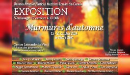 🔴 2024-10-19 | Murmures d’automne VERNISSAGE – Uniunea Artiștilor Plastici și Muzicieni Români din Canada