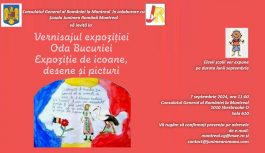 🔴 2024-09-07 | Vernisajul Expoziției “Odă Bucuriei” la Consulatul General al României la Montreal