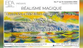 🔴 2024-11-06 |  Galerie BOA – Vernissage Exposition RÉALISME MAGIQUE avec FABIO AVELLA