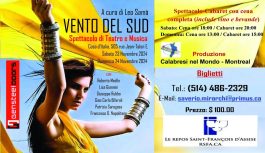 🔴 2024-11-23 | A cura di Leo Samà – VENTO DEL SUD – Spettacolo di Teatro e Musica